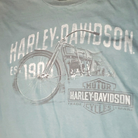 Harley-Davidson Vintage Wolf Moon T-shirt Size Large Front & Back… - Picture 4 of 5
